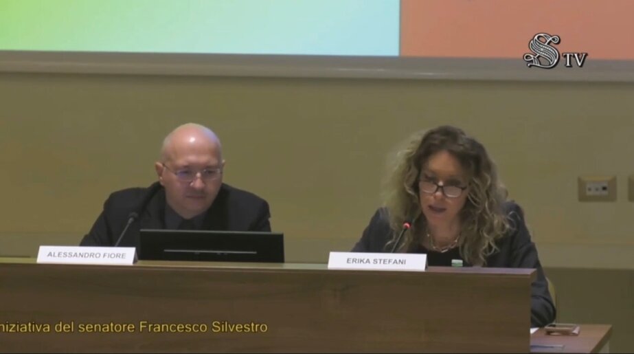Avv. Alessandro Fiore e Senatrice Erika Stefani