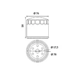 filtro-olio-aprilia-caponord-1200ccgilera-fuoco-500cc-ok565