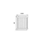 filtro-olio-mbk-flame-125ccyamaha-fly-one-150cc-ok143