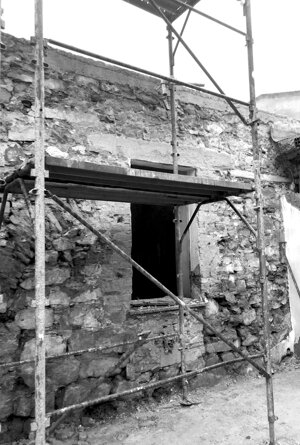 cantiere casa campidanese in pietra