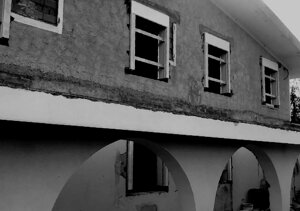 cantiere esterno villa ristrutturata