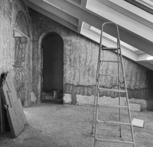 arco interno villa eclettica sardegna