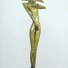 Regina di Saba Ferro battuto e vetro - 2007 - 72x23x21 cm Regina di Saba Ferro battuto e vetro - 2007 - 72x23x21 cm