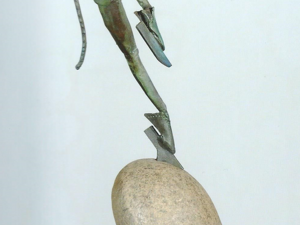 Ferro battuto e vetro - 2001 - 70x3x25 cm Ferro battuto e vetro - 2001 - 70x3x25 cm