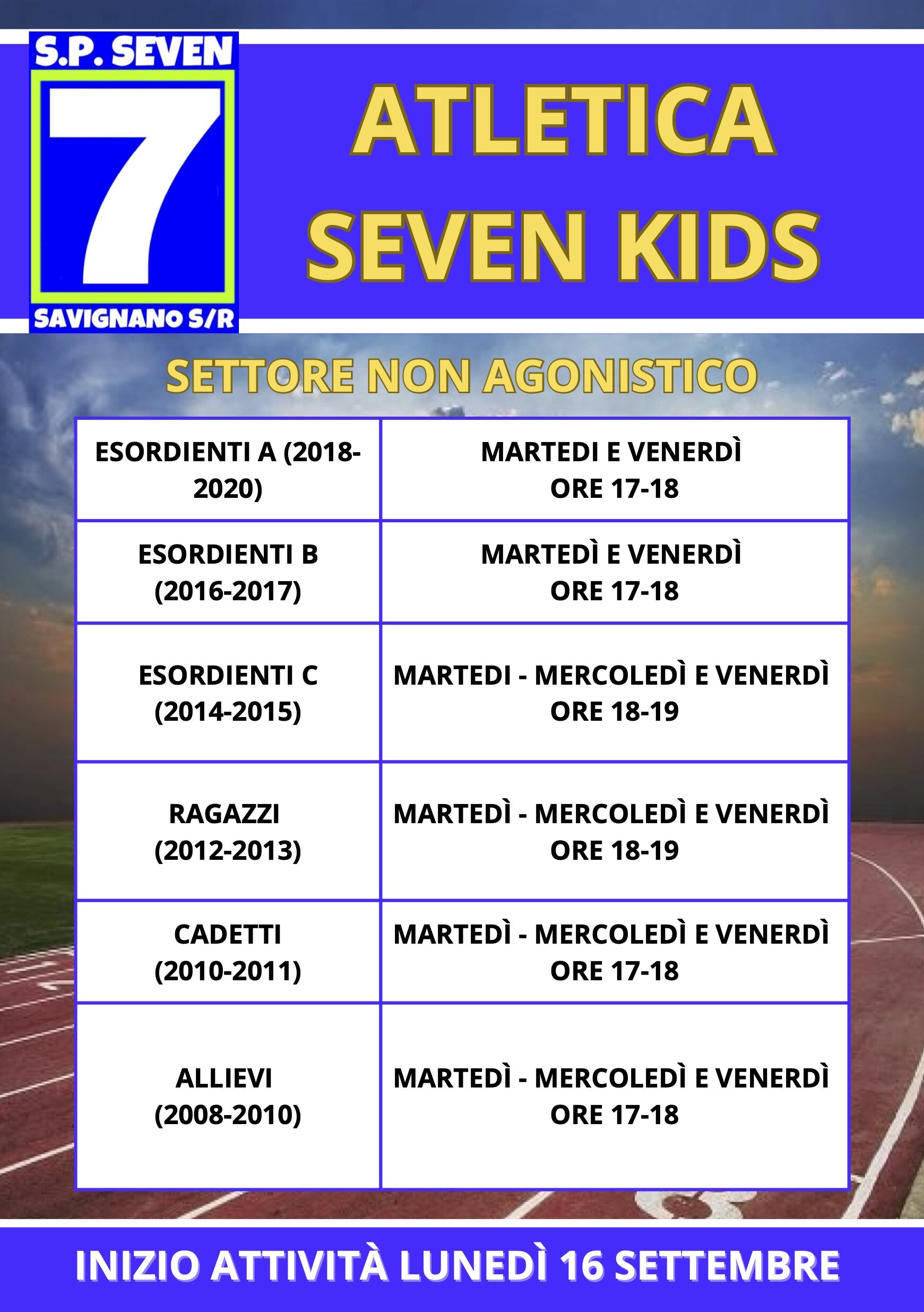 Partita l'attività della Seven Kids