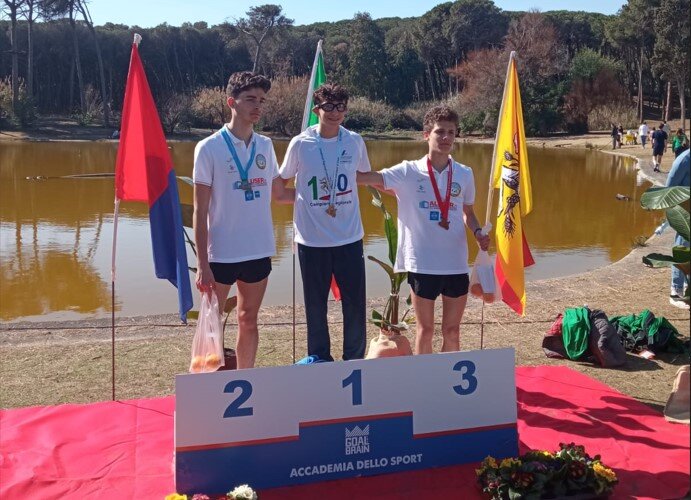 Catania: Gabriele Tarantello Gargano si laurea campione regionale cadetti di corsa campestre.