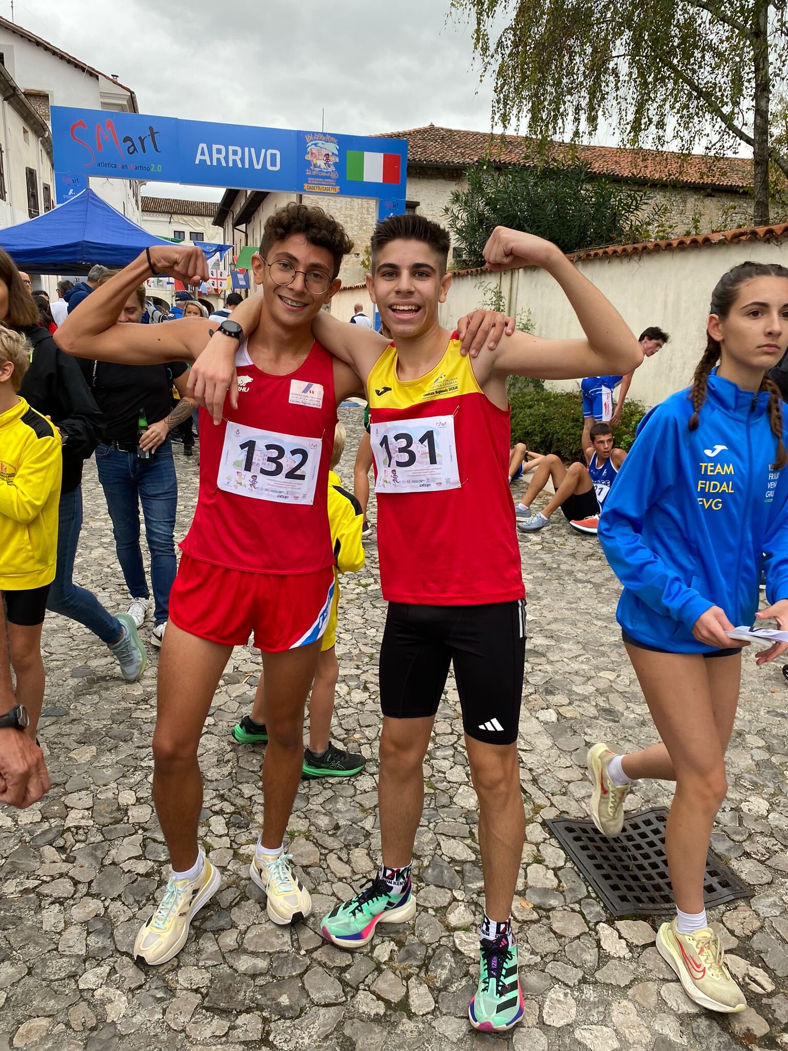 Tarantello Gargano Gabriele primo dei siciliani al trofeo nazionale di corsa su strada cadetti.