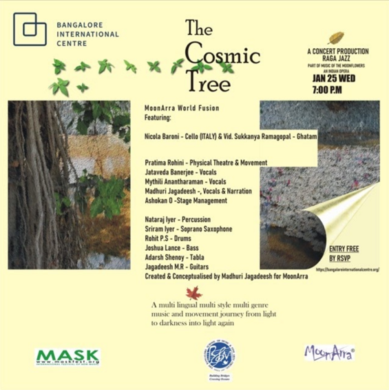 2023 - 25 gennaio cosmic tree moon arra bangalore