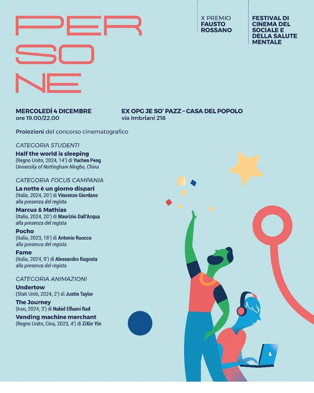 Proseguono le proiezioni del festival cinematografico
