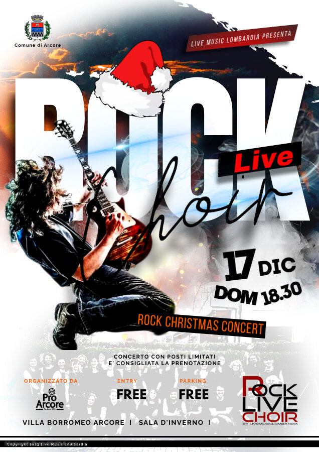 Concerto di Natale, del coro arcorese Rock Live Choir 
