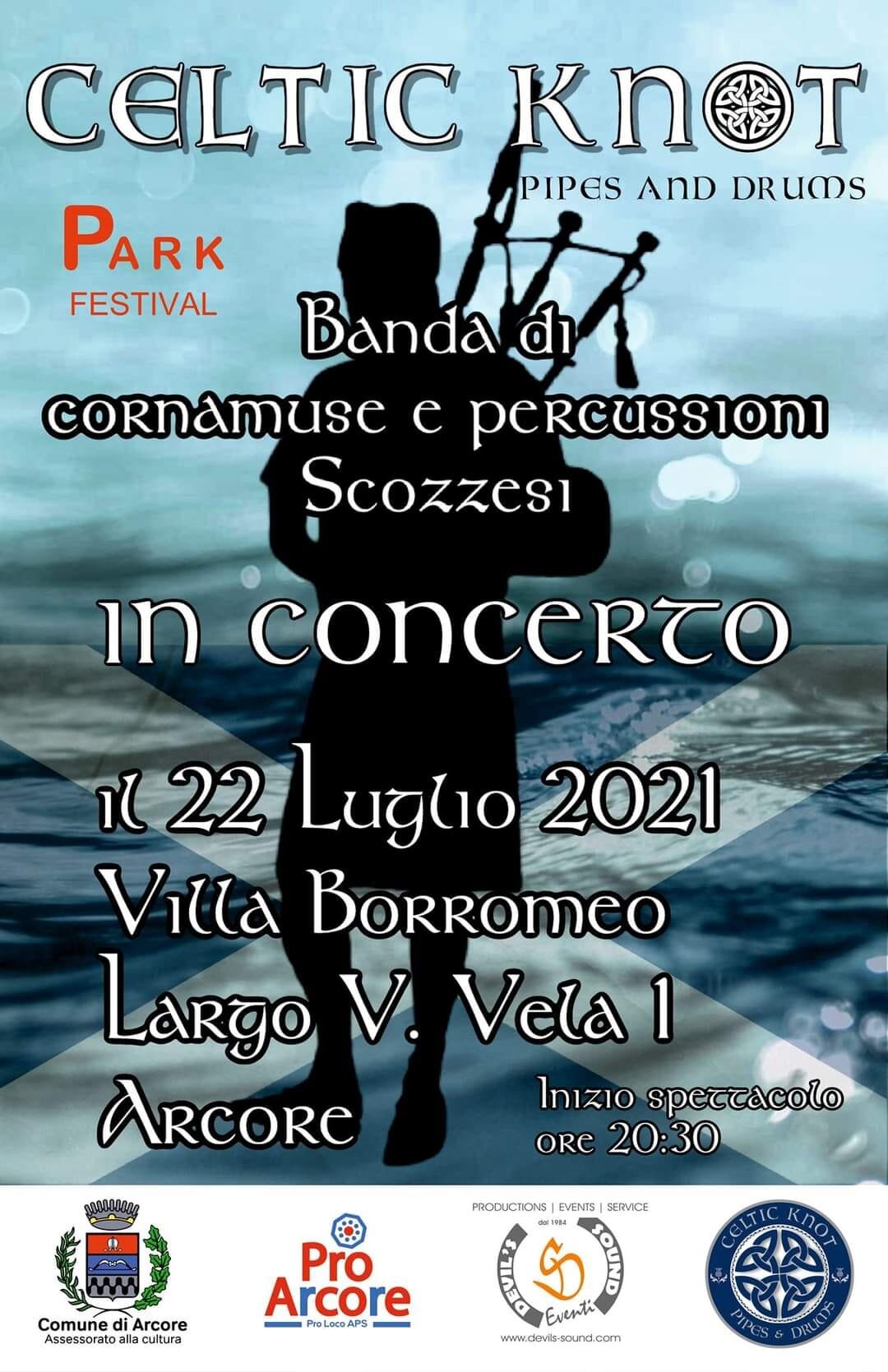 Celtics Knot in concerto - Park Festival - Giovedì 22 Luglio alle ore 21.00