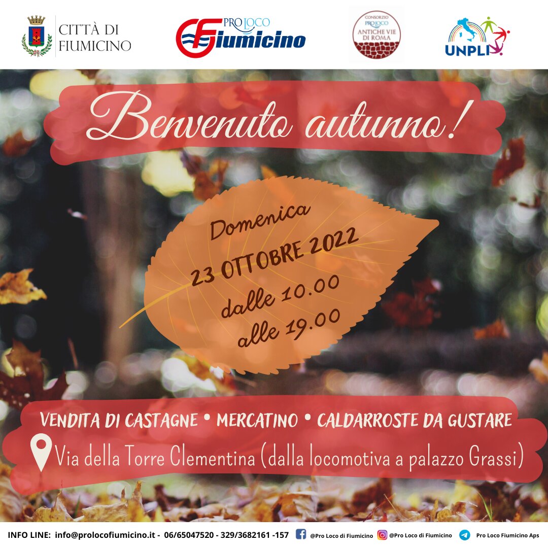"Benvenuto Autunno": castagne e mercatino su Via della Torre Clementina.