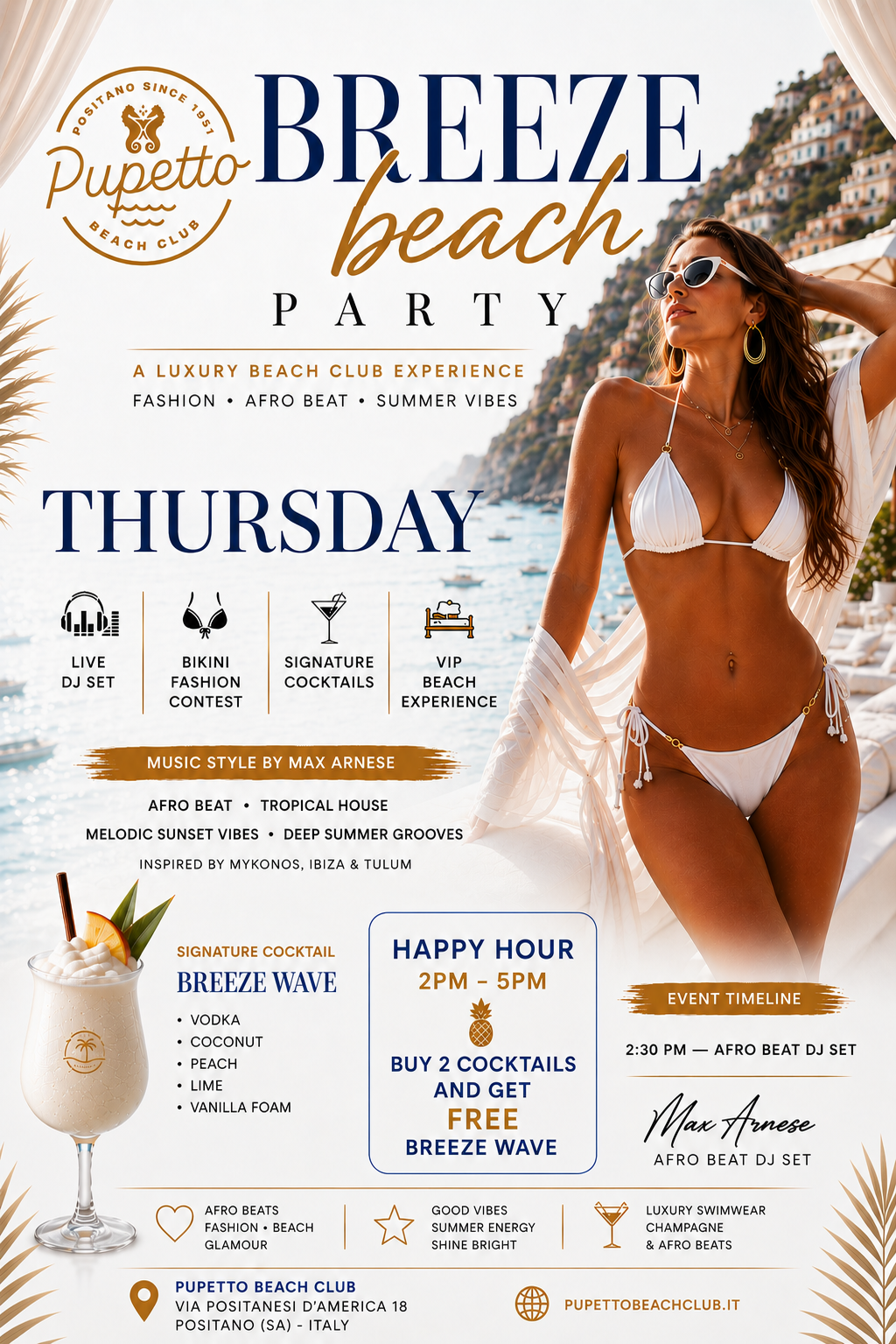 Experience the New Summer Event at Pupetto Beach Club Experience the New Summer Event at Pupetto Beach Club