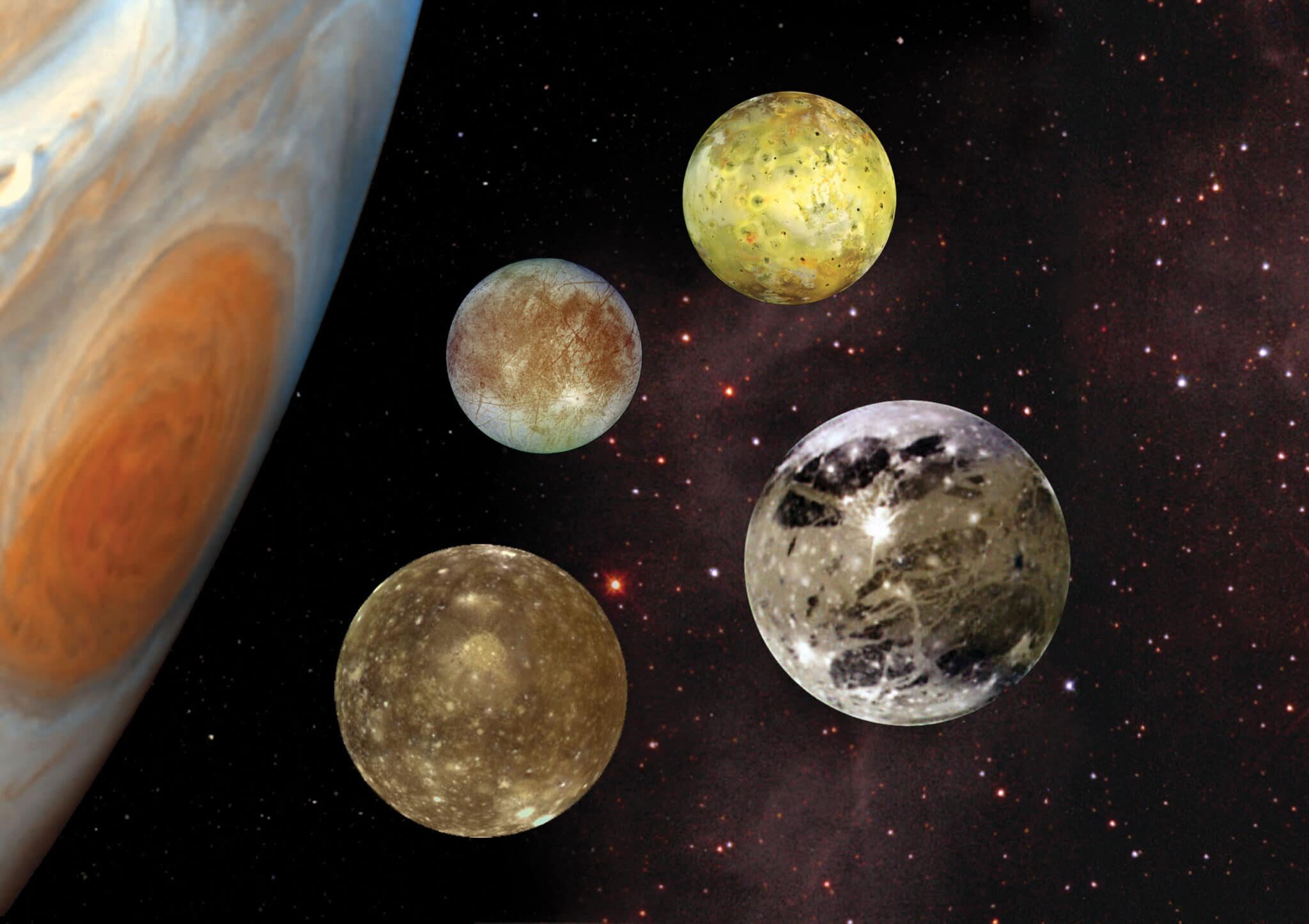Curiosità sui principali satelliti del Sistema solare