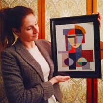 Punto croce, quadro