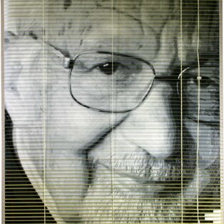 Licio Gelli 80x100 tecnica mista su tela