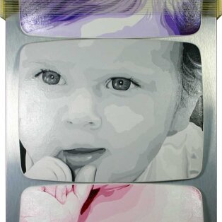 In prospettiva 51x104 tecnica mista su schermi in vetroresina