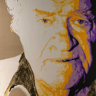 Pietro Cascella 80x120 tecnica mista su tela