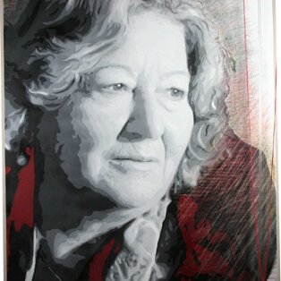 Silvia 80x100 tecnica mista su tela