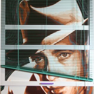 Humphrey Bogart 80x100 tecnica mista su tela