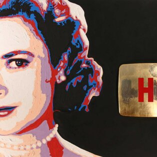 Omaggio al cinema 150x100 tecnica mista su tela