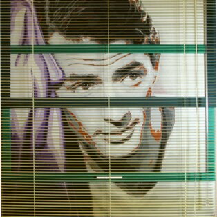 Gregory Peck 100x120 tecnica mista su tela