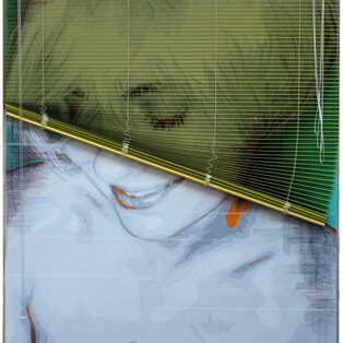 Paola 100x120 tecnica mista su tela