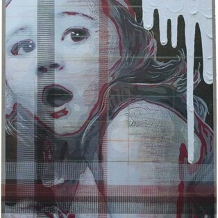 Karol 60x80 tecnica mista su tela