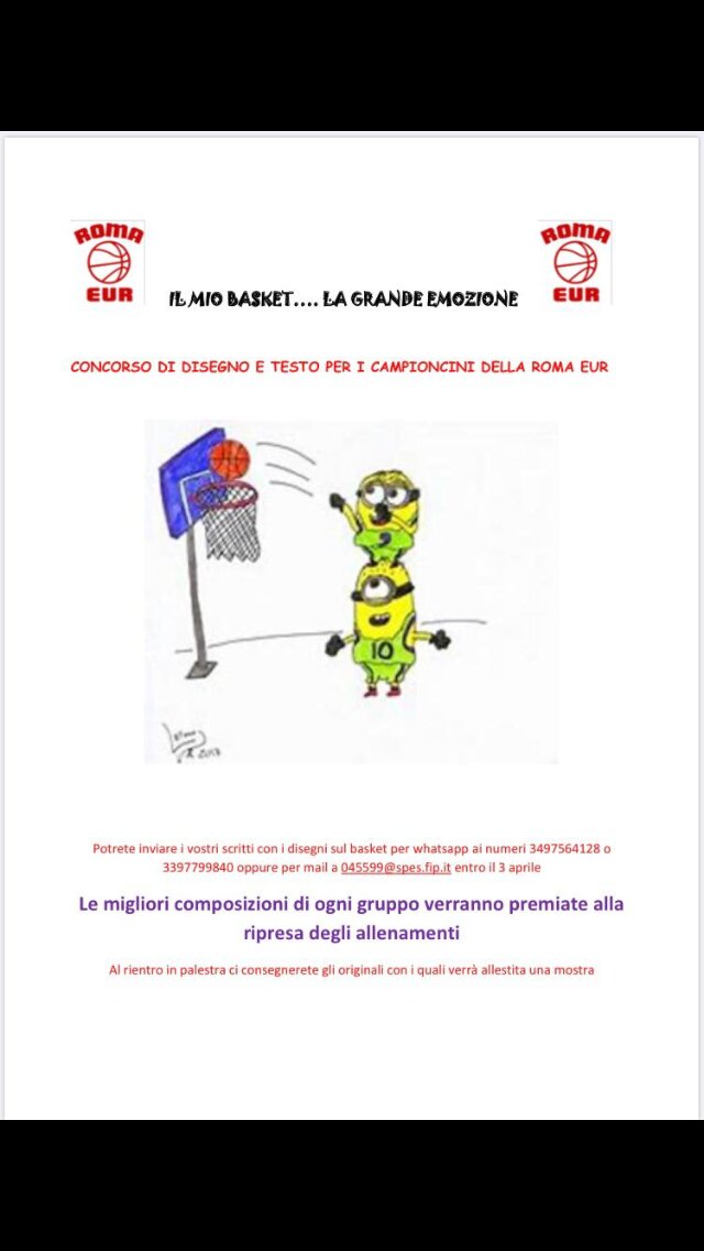 Il mio basket...La grande emozione