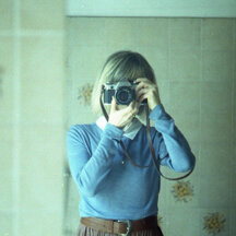 Light Blue Selfportrait