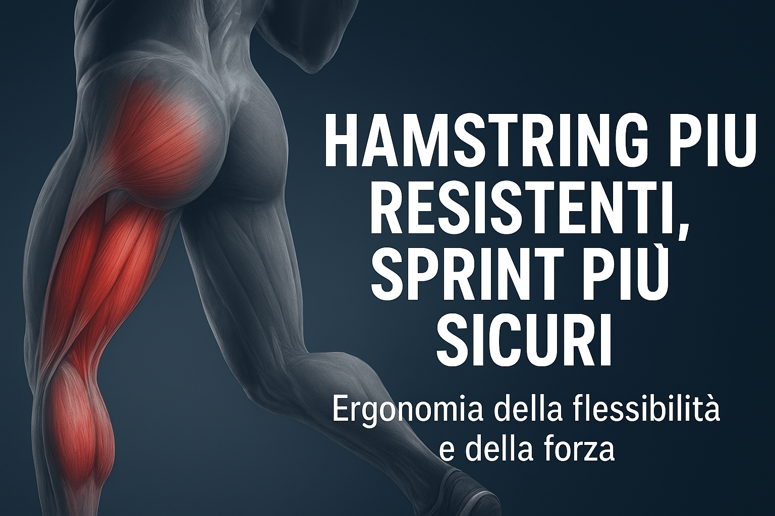 Hamstring più resistenti, sprint più sicuri: ergonomia della flessibilità e della forza