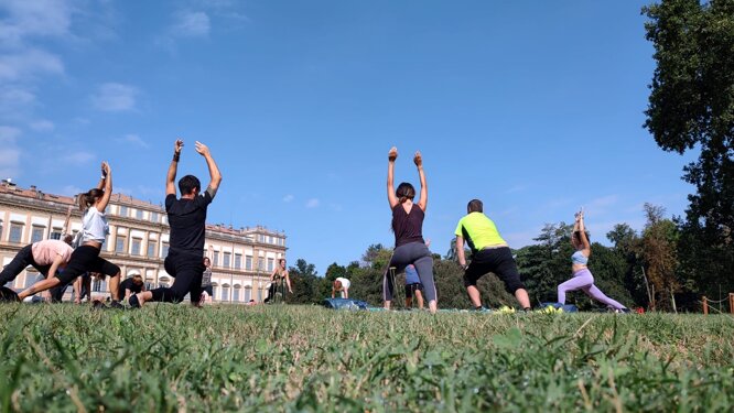 yoga parco monza
