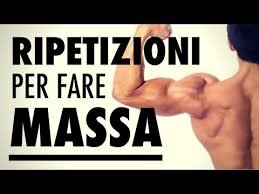 Quante ripetizioni devo fare per fare massa?