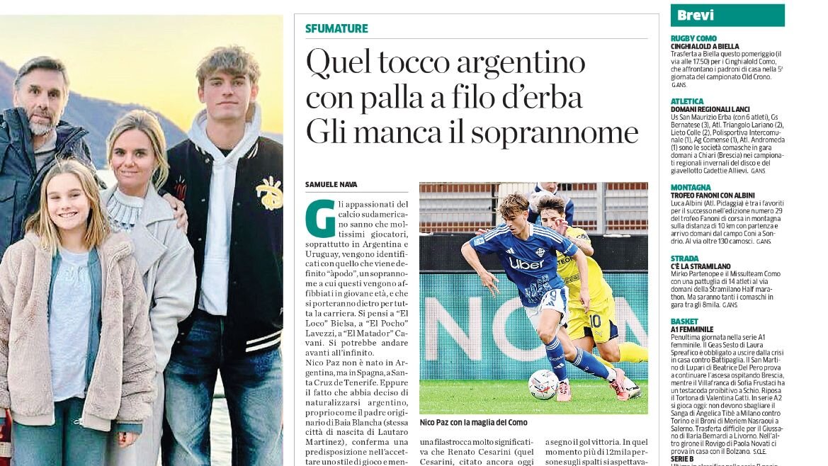 Nico Paz e quel tocco argentino