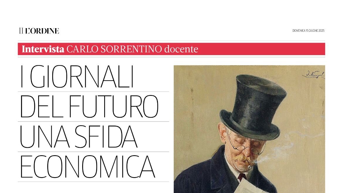 I giornali del futuro, serve una svolta economica - Intervista a Carlo Sorrentino