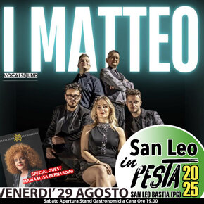 VENERDI 29 AGOSTO Orchestra I Matteo Special guest Maria Elisa Bernardini