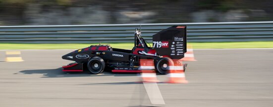 Sapienza Corse Gajarda AWD Hybrid Driverless Formula Student racing car