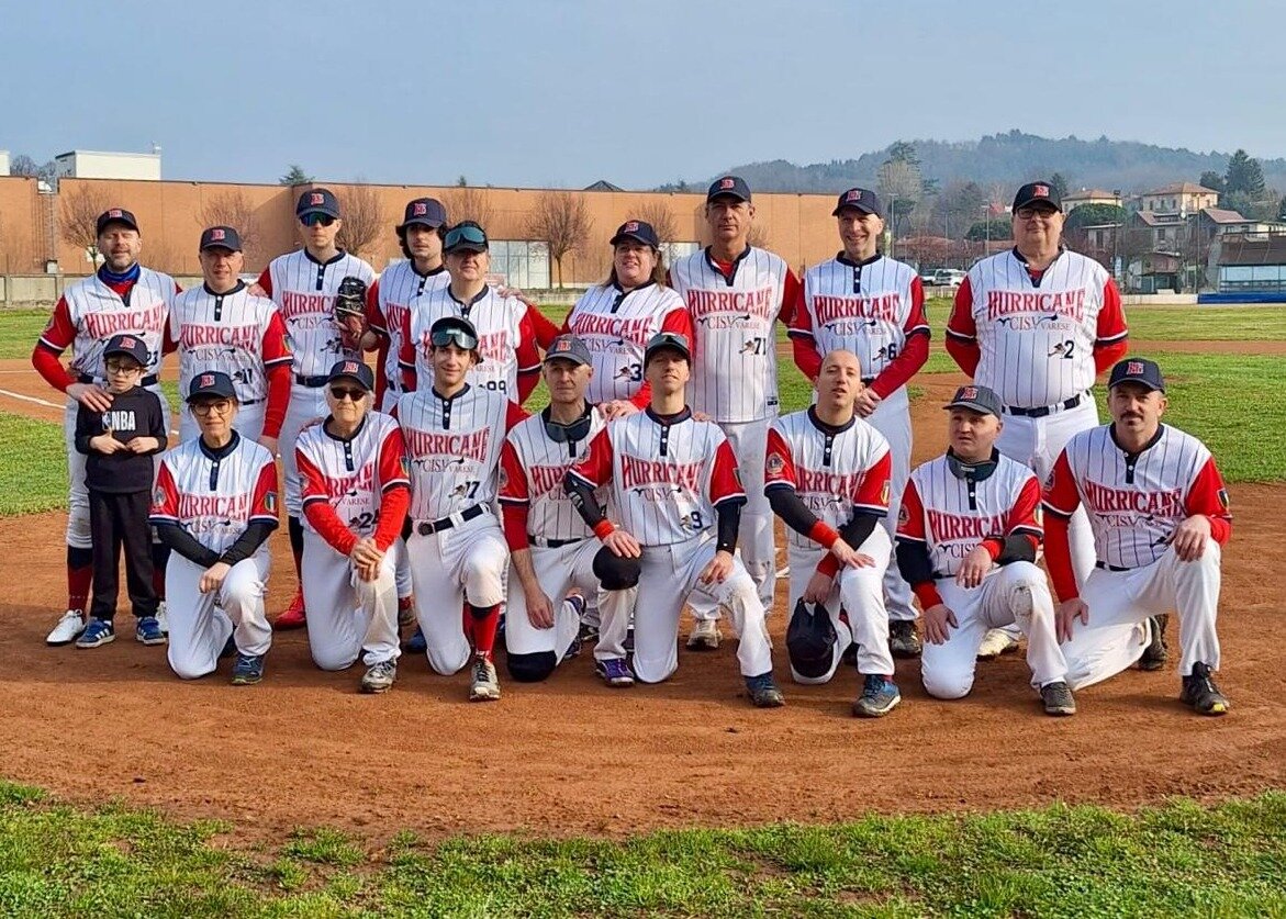 Baseball X Ciechi: a Malnate (VA) il debutto degli Hurricane Saronno