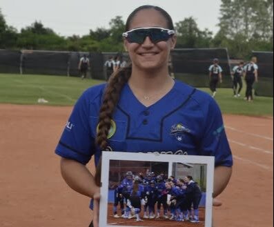Softball A1: Sara Cianfriglia saluta il softball giocato