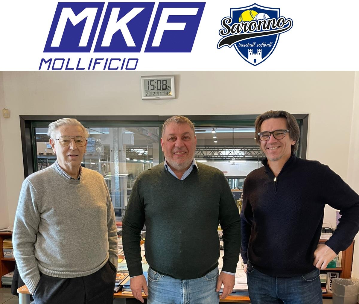 MKF Mollificio srl &egrave; il nuovo main sponsor del Saronno Softball Baseball Asd