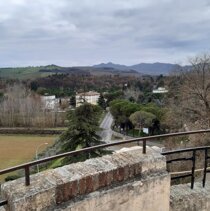 Vista dall'albergo Antico Borgo