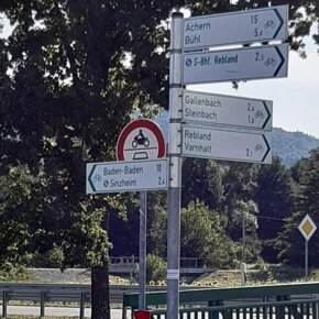 a Baden-Baden in bici