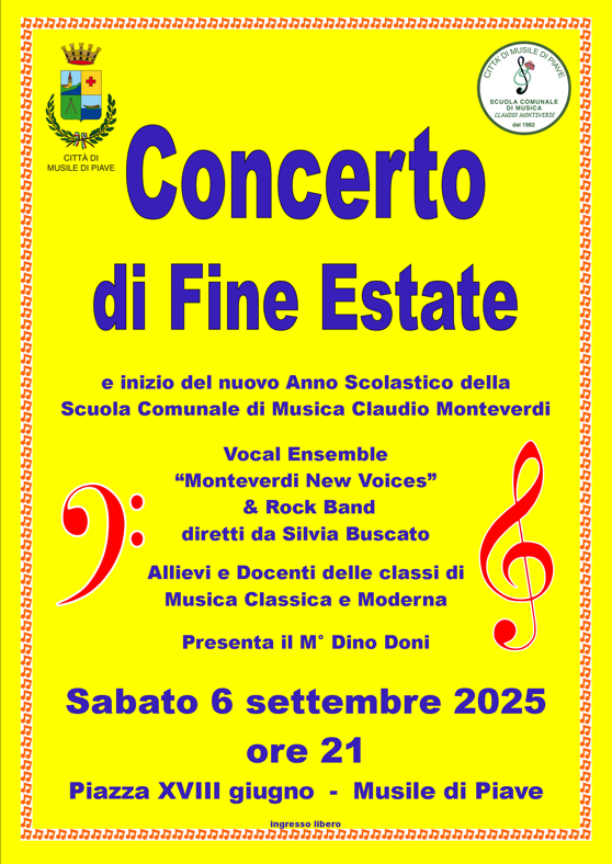 concerto fine estate settembre 2025
