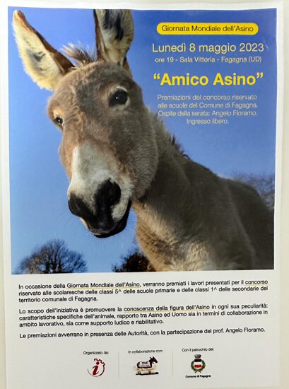 Concorso organizzato dal Comune di Fagagna in occasione della giornata mondiale dell'asino