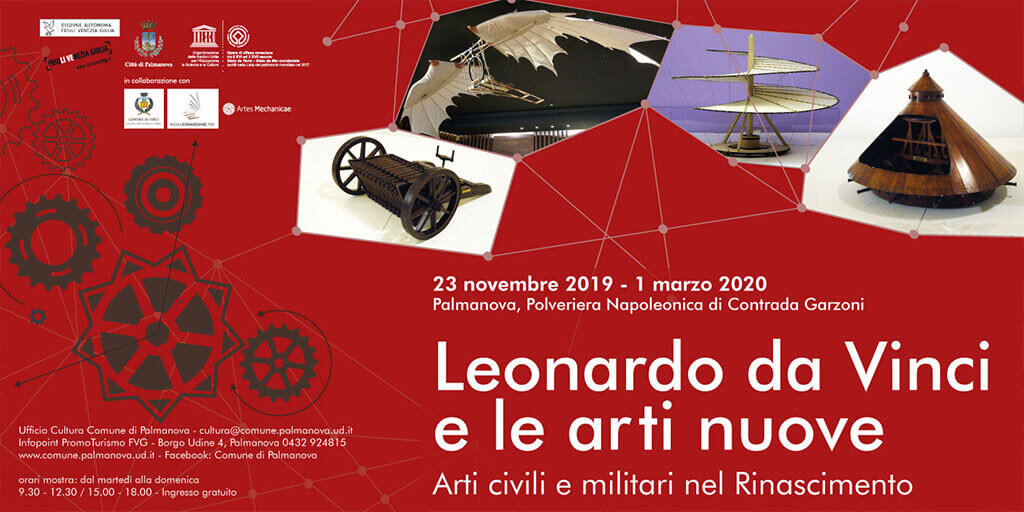 Mostra "Leonardo da Vinci e le arti nuove" a Palmanova