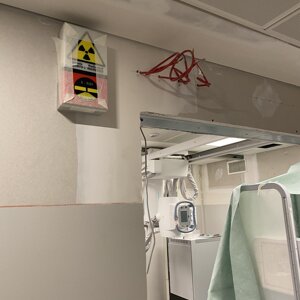 Pareti realizzate per garantire il contenimento delle radiazioni.