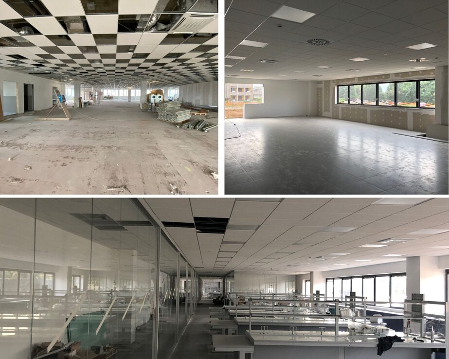 Pannelli ispezionabili ideali per coprire grandi spazi