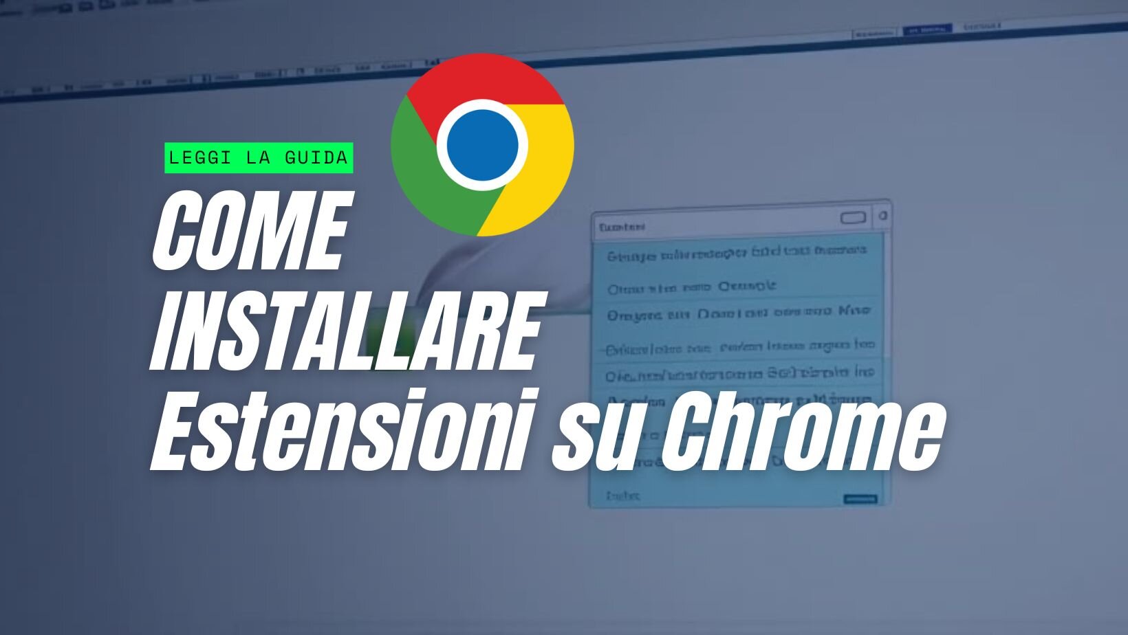 Installare componenti aggiuntivi