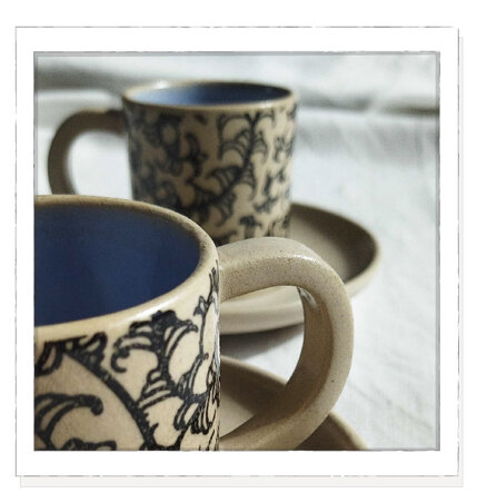 Tazzine espresso particolare manico