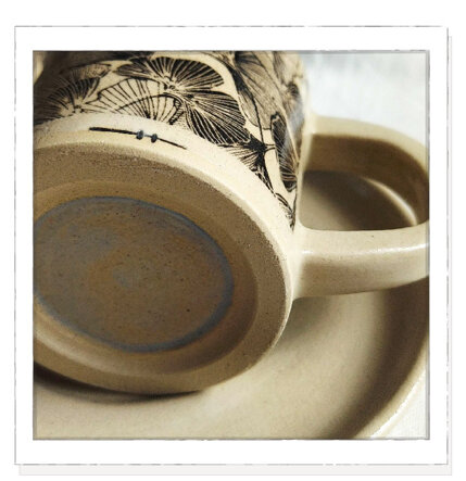 Tazzine espresso particolare finiture fondo